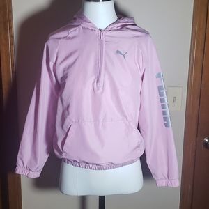 Puma Girls 1/2 Zip pullover Hoodie Size XL